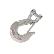 AISI 316 Mooring Chain Hook w Safety Latch 8mm Chain - BL= 4,000KG